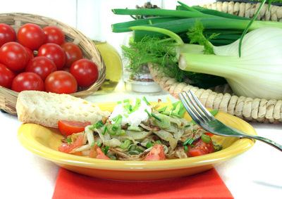 Fenchelsalat mit Kürbiskernen